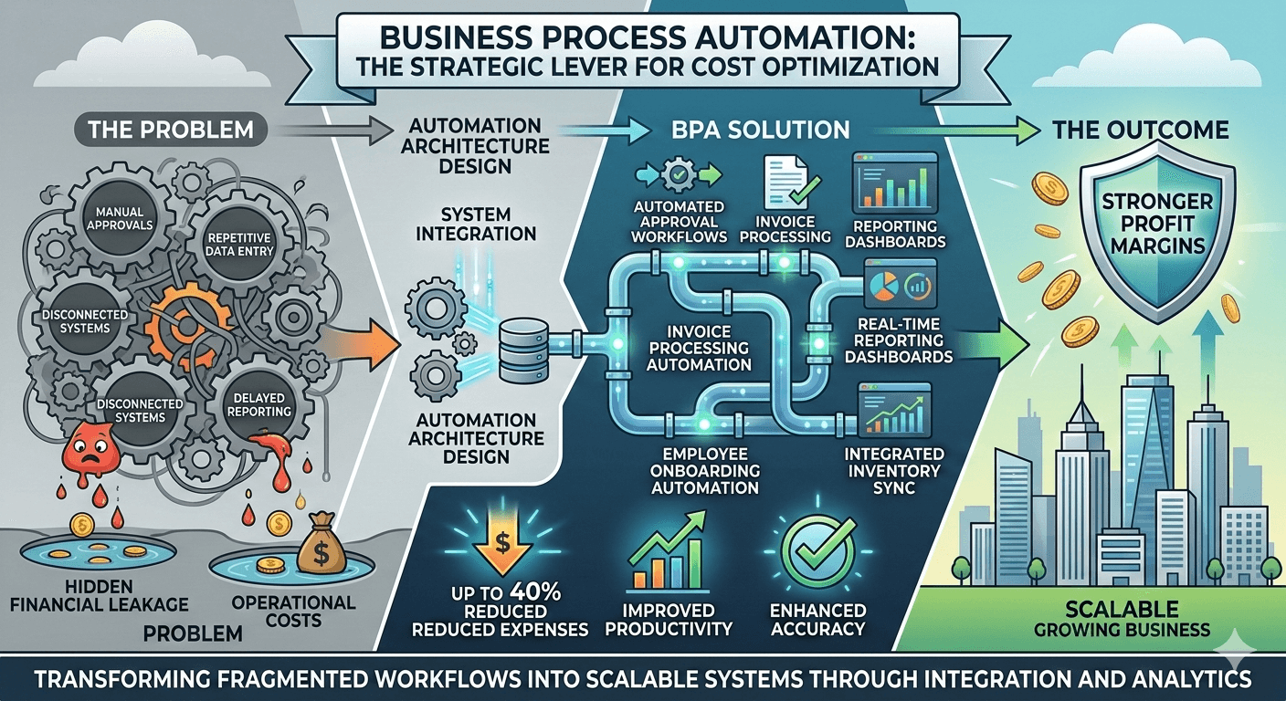 How Business Process Automation Reduces Operational Cost by 40%: A Strategic Guide for Modern Enterprises